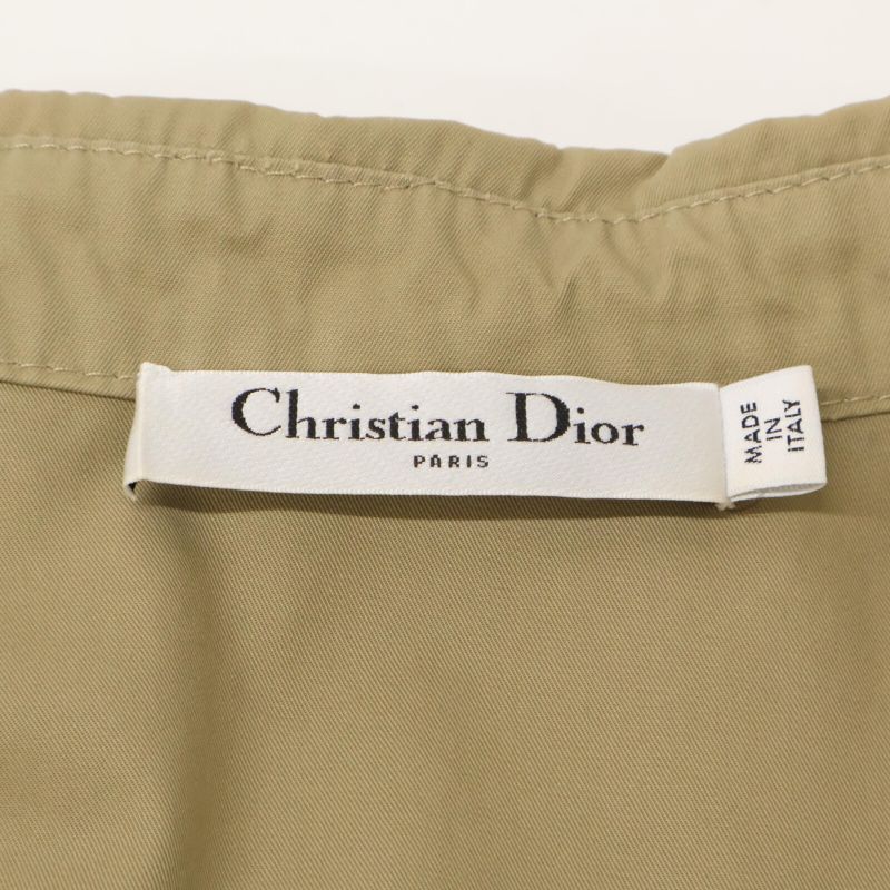 Christian DIOR257r46a3419 Cotton Midi Shirtdress W/belt