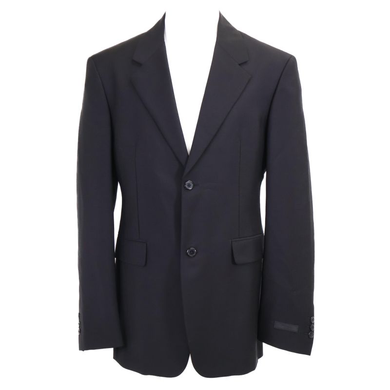 Prada 22 Years Ugi215 12I1 Mohair X Wool 2B Tailored 48R