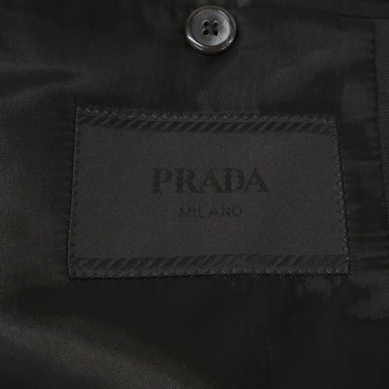 Prada 22 Years Ugi215 12I1 Mohair X Wool 2B Tailored 48R