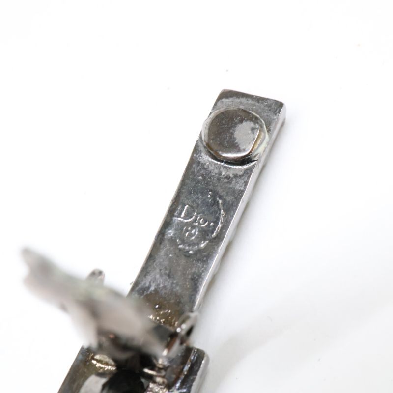 Christian DIOR Rhinestone CD Motif Teardrop