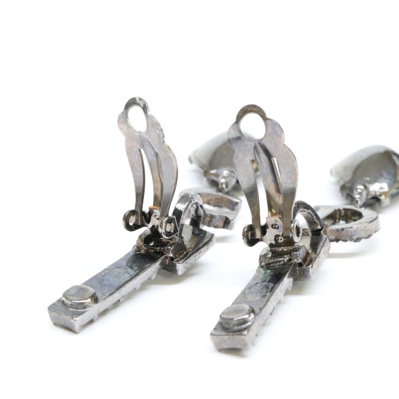 Christian DIOR Rhinestone CD Motif Teardrop