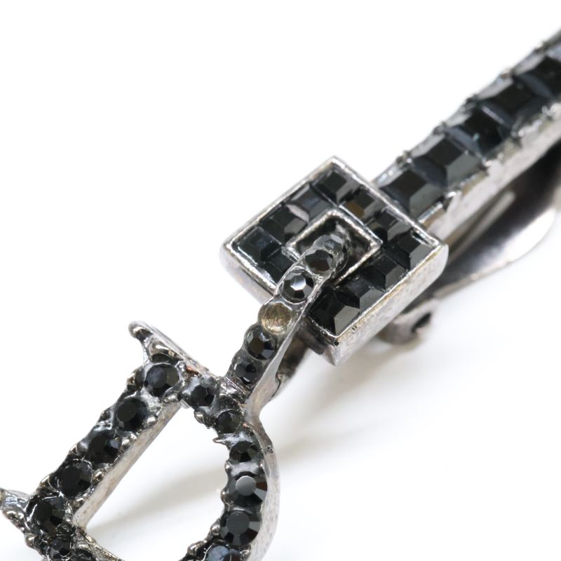 Christian DIOR Rhinestone CD Motif Teardrop