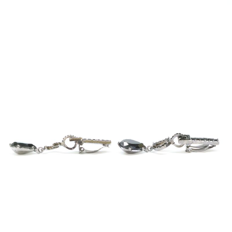 Christian DIOR Rhinestone CD Motif Teardrop