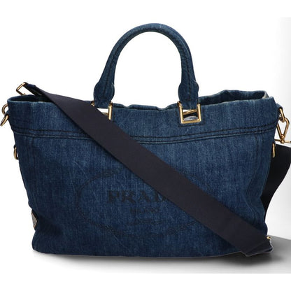 Prada Denim Canapa 2WAY Bag Bn2069 -