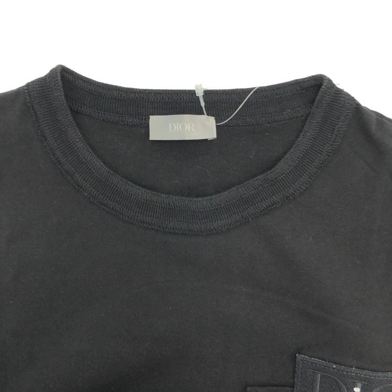 Dior×sacai 21aw Docking T-Shirt 213j669a0554 Black L