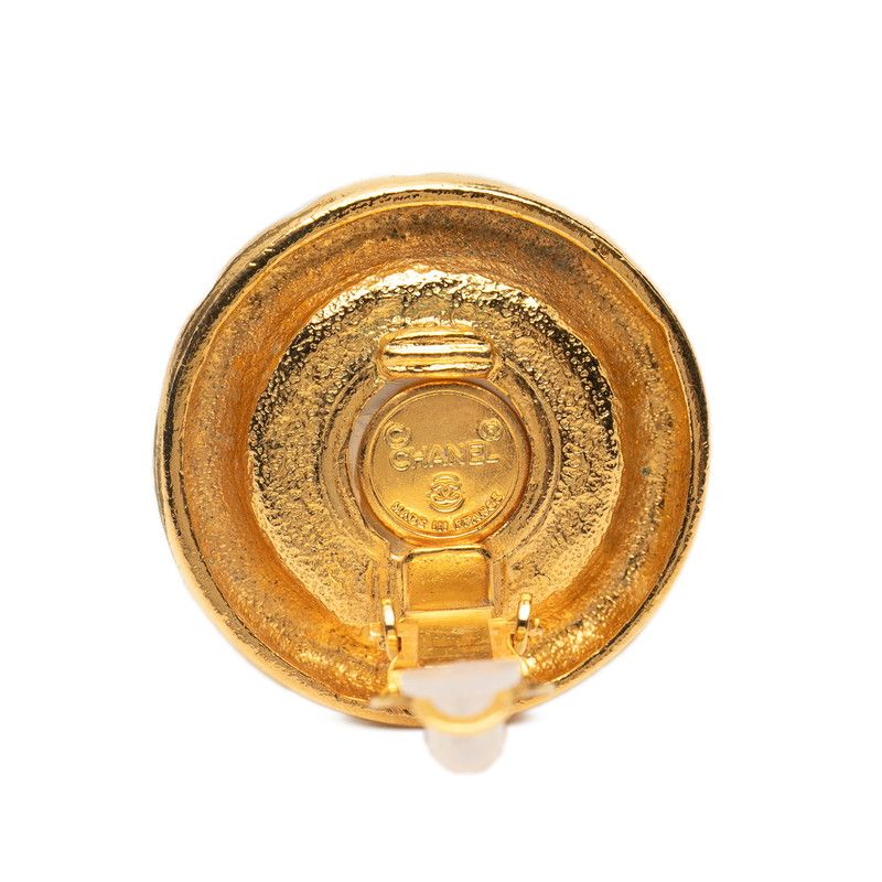 Chanel Gold Plated Faux Pearl Women's Chanel