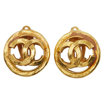Chanel Vintage Coco Mark Gold Plated Ladies Chanel