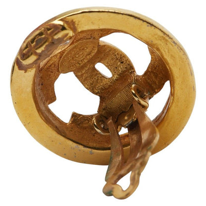 Chanel Vintage Coco Mark Gold Plated Ladies Chanel