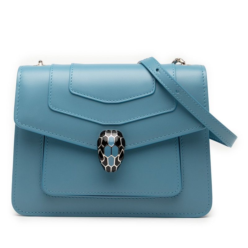 Bulgari Serpenti Forever Blue Leather Women's Bvlgari