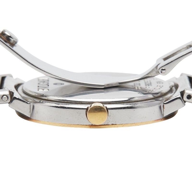 Bulgari Bb33sgd Silver Gold Stainless Steel Yellow Gold Combination Men's