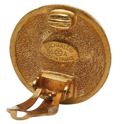 Chanel Vintage Frog Coco Mark Gold Plated Ladies Chanel
