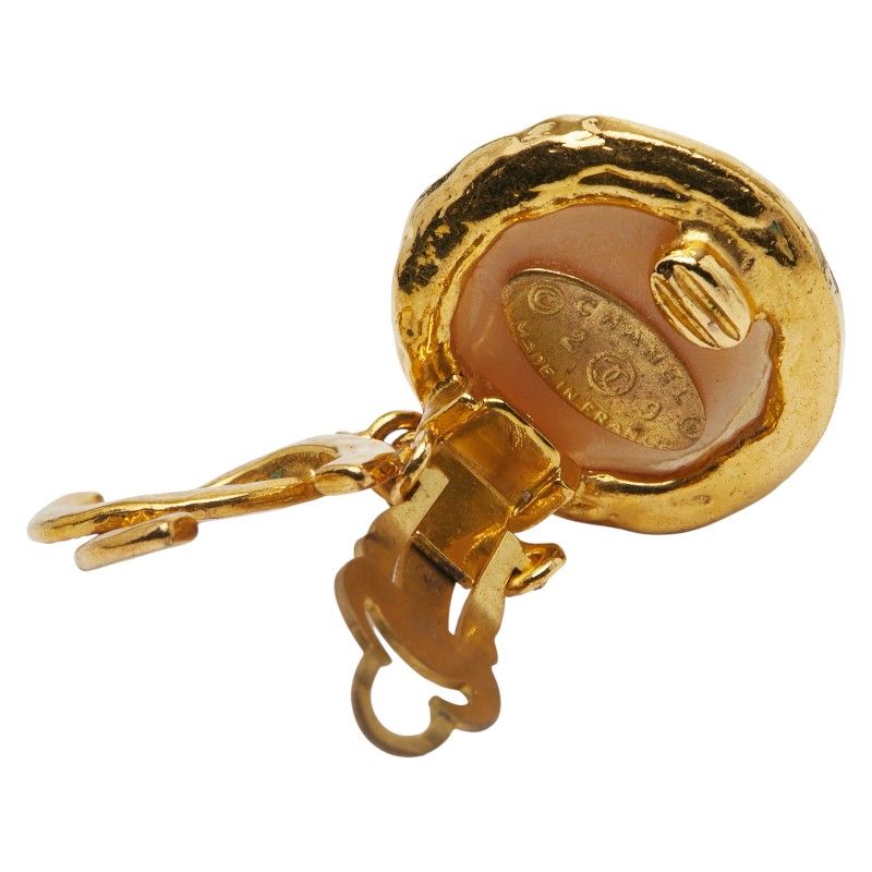 Chanel Coco Mark Pearl Gold Plated Ladies Chanel