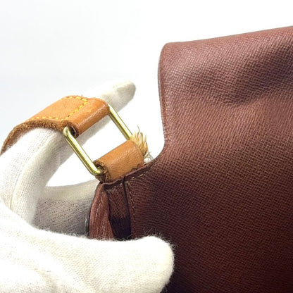 Louis Vuitton Musette Monogram Leather × PVC Brown Shoulder Bag Gold M51256