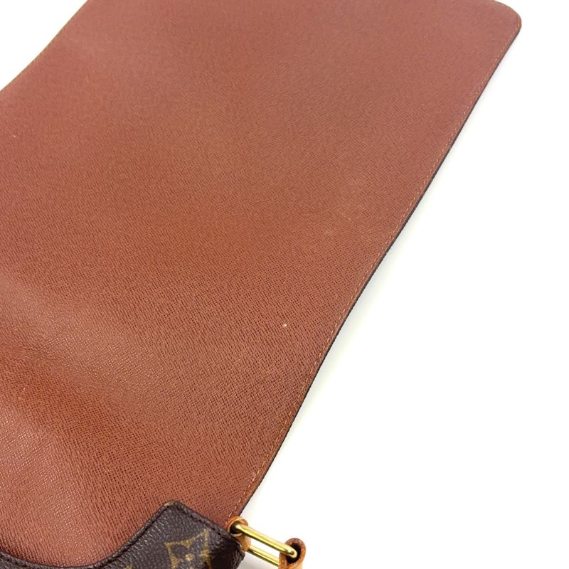 Louis Vuitton Musette Monogram Leather × PVC Brown Shoulder Bag Gold M51256
