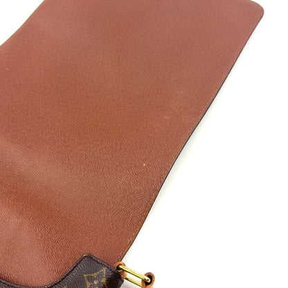 Louis Vuitton Musette Monogram Leather × PVC Brown Shoulder Bag Gold M51256
