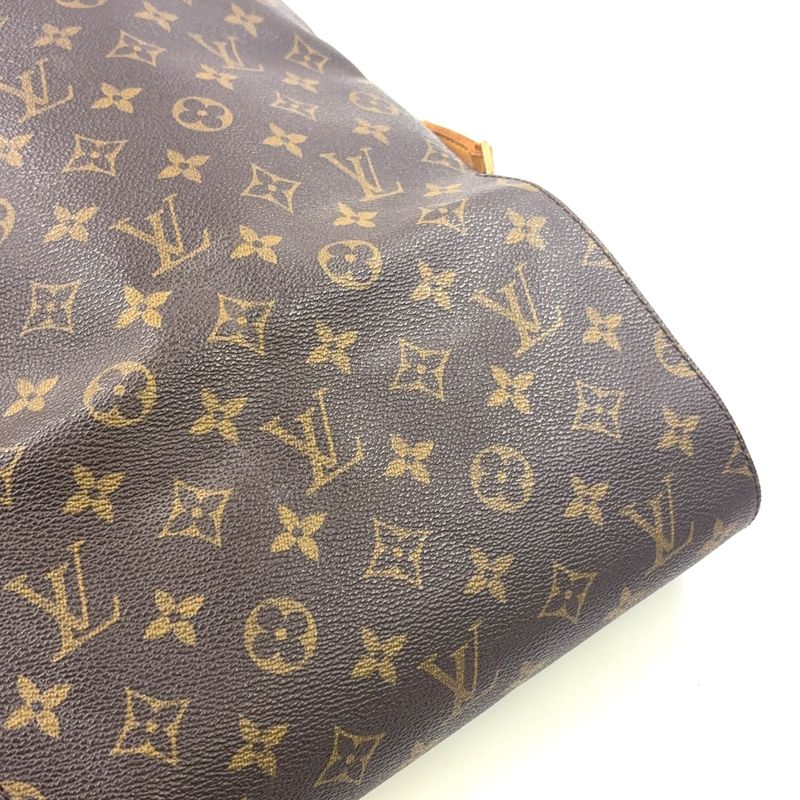 Louis Vuitton Musette Monogram Leather × PVC Brown Shoulder Bag Gold M51256