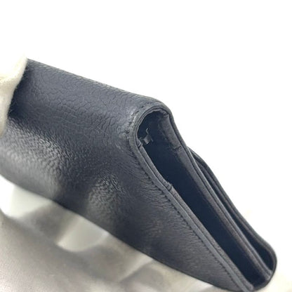 Chanel Coco Mark Serial No 4 Caviar Skin Black Wallet Gold