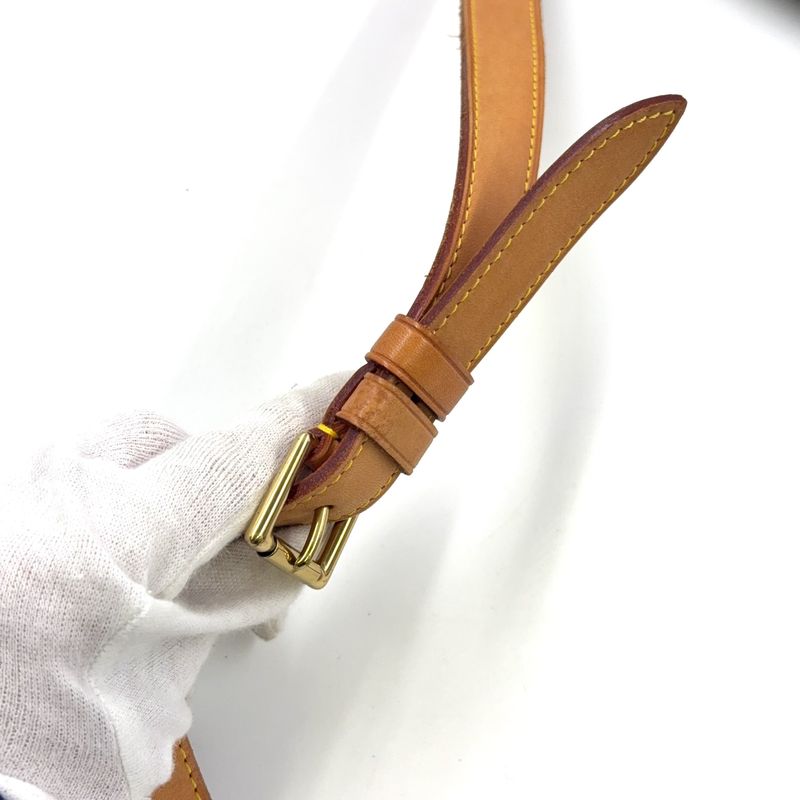 Louis Vuitton Musette Monogram Leather × PVC Brown Shoulder Bag Gold M51256