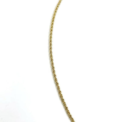 Christian Dior Circle CD Logo GP Gold Necklace