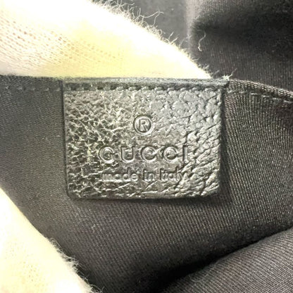 Gucci GG Canvas Sherry Line Canvas Green X Black X Red Tote Bag 189669