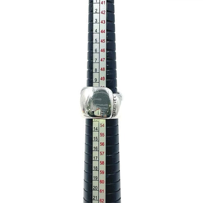 Chanel Logo Ag925 Silver Volume Ring