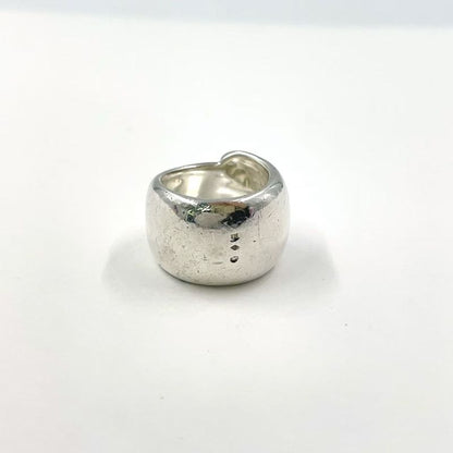 Chanel Logo Ag925 Silver Volume Ring