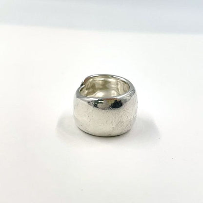 Chanel Logo Ag925 Silver Volume Ring