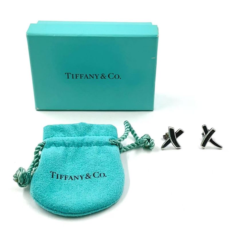 Tiffany & Co Paloma Picasso Kiss Sv925 Silver Earrings