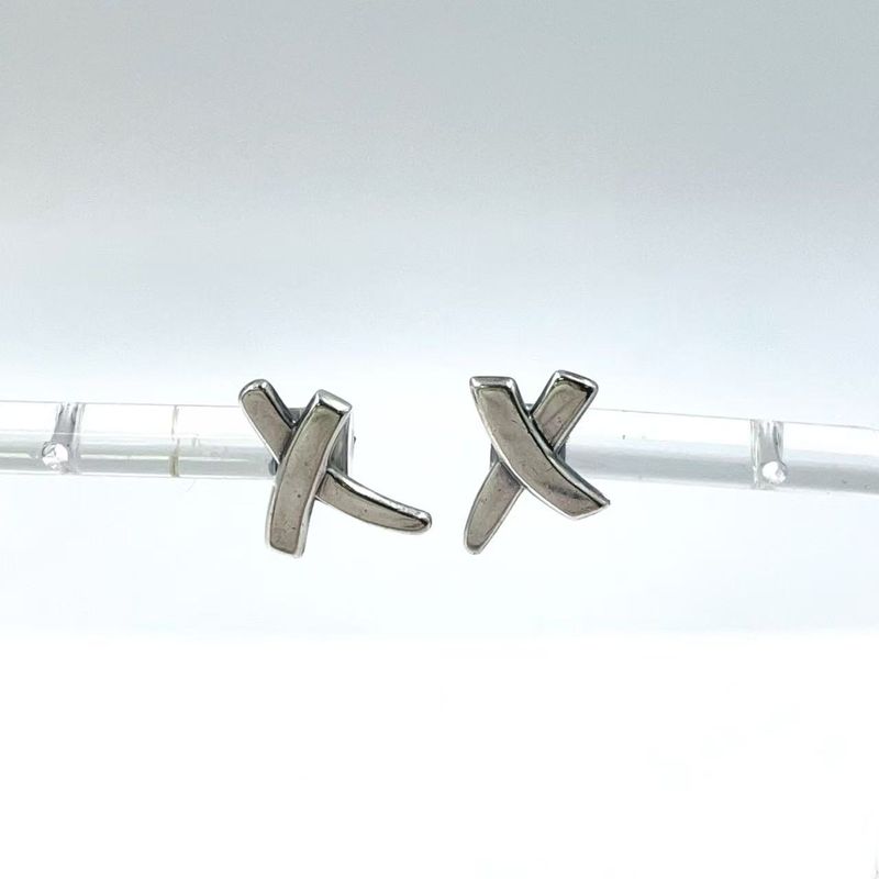 Tiffany & Co Paloma Picasso Kiss Sv925 Silver Earrings