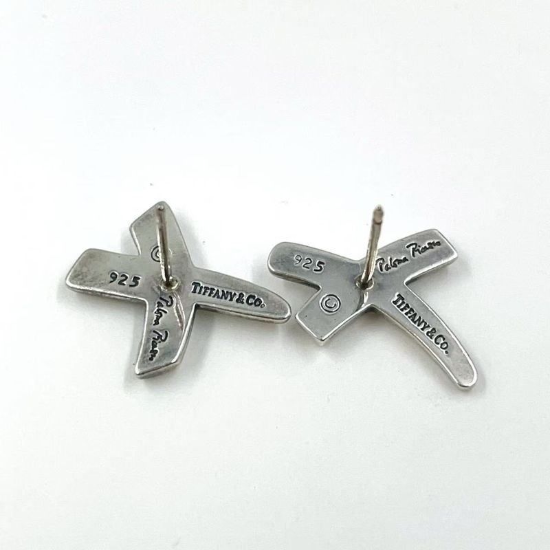 Tiffany & Co Paloma Picasso Kiss Sv925 Silver Earrings