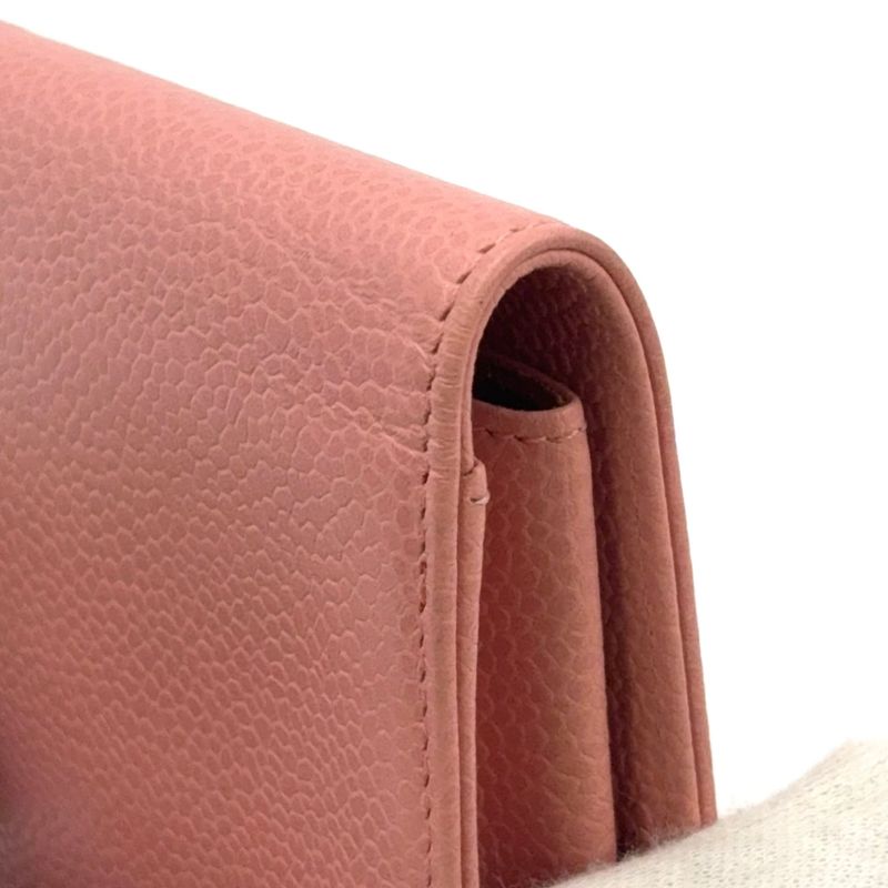 Chanel Coco-mark Cigarette Caviar Skin Pink Case Small Case Gold