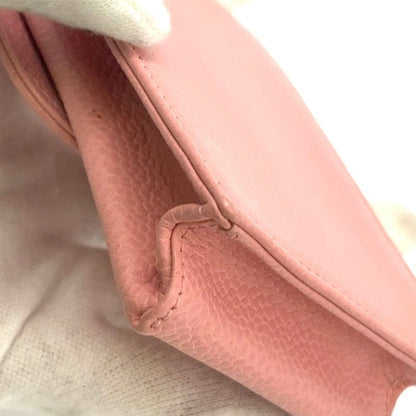 Chanel Coco-mark Cigarette Caviar Skin Pink Case Small Case Gold