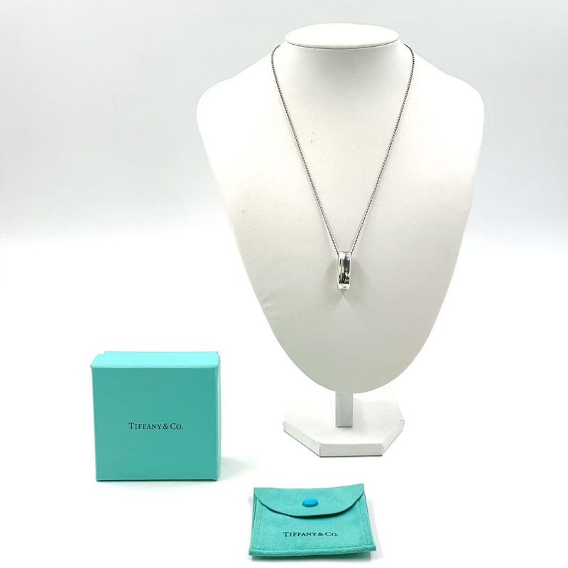 Tiffany & Co Ova Lou Loop Ag925 Silver Necklace