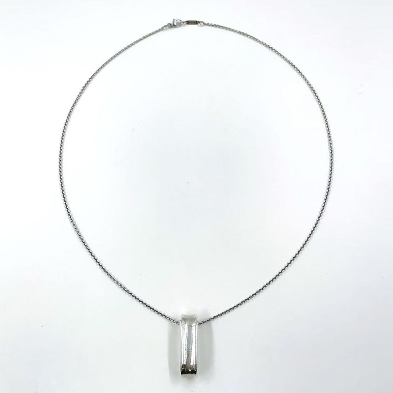Tiffany & Co Ova Lou Loop Ag925 Silver Necklace