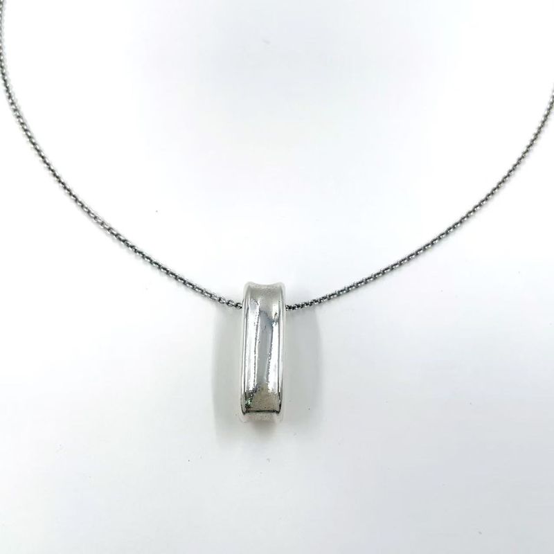 Tiffany & Co Ova Lou Loop Ag925 Silver Necklace