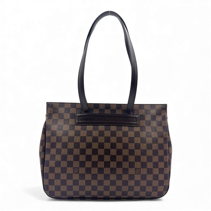 Louis Vuitton Paris Ori PM Damier Ebene Damier Ebene Leather × PVC Brown Tote