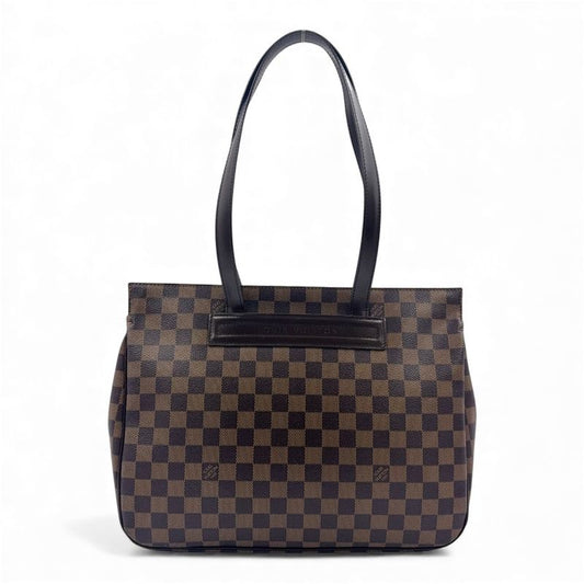 Louis Vuitton Paris Ori PM Damier Ebene Damier Ebene Leather × PVC Brown Tote
