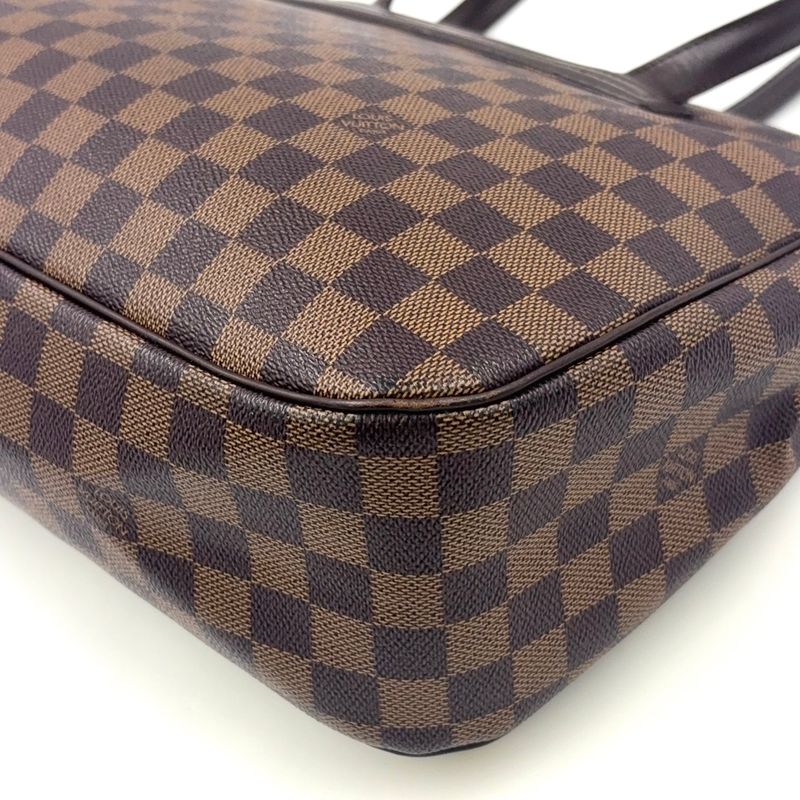 Louis Vuitton Paris Ori PM Damier Ebene Damier Ebene Leather × PVC Brown Tote