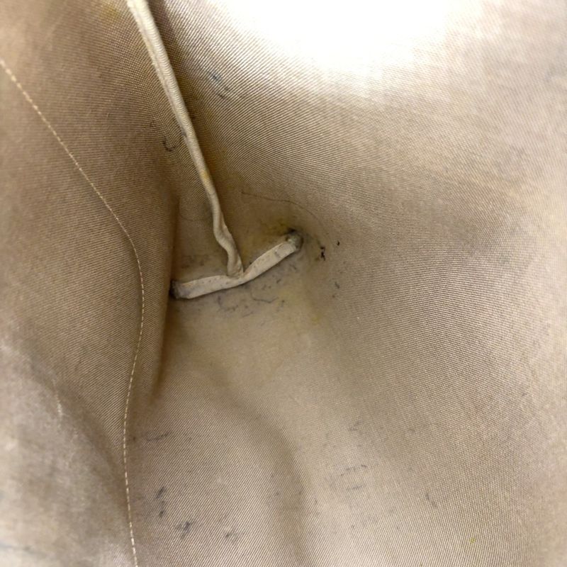 Gucci Old Gucci Sherry Line PVC Green And Beige And Red Tote Bag 002 123 6487