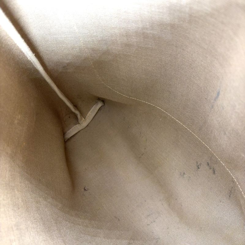 Gucci Old Gucci Sherry Line PVC Green And Beige And Red Tote Bag 002 123 6487