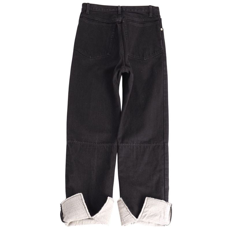 Celine Pants Phoebe Period Denim Pants Black Denim