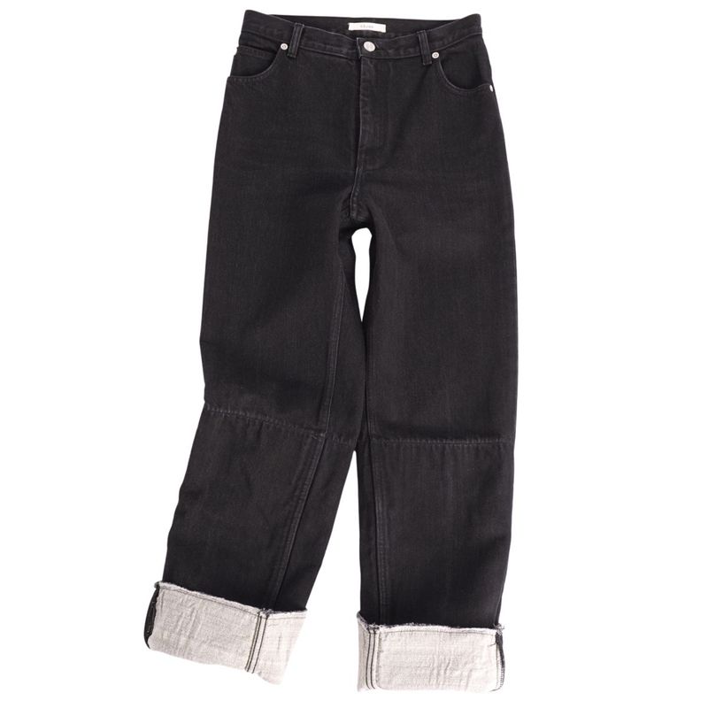 Celine Pants Phoebe Period Denim Pants Black Denim