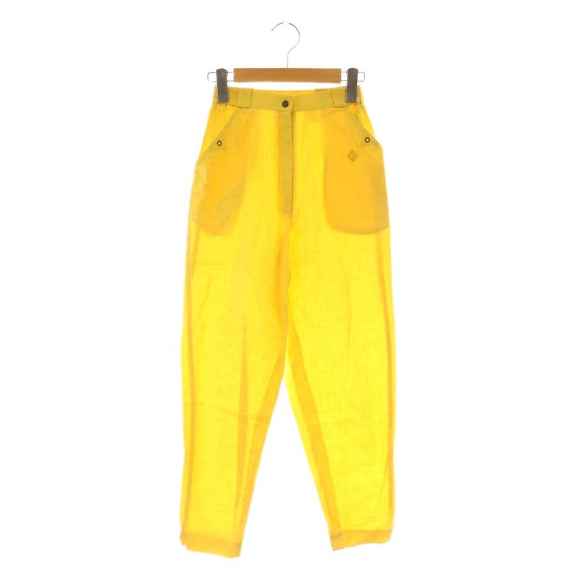 Christian DIOR Sports Vintage Tapered Pants S Yellow DF - GY53