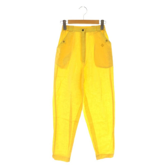 Christian DIOR Sports Vintage Tapered Pants S Yellow DF - GY53