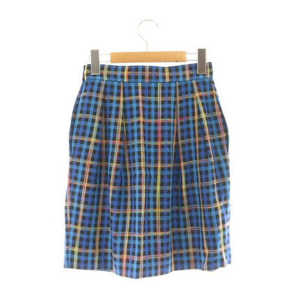 Yves Saint Laurent YVES Saint Laurent Vintage Tight Skirt Check Skirt Mini S