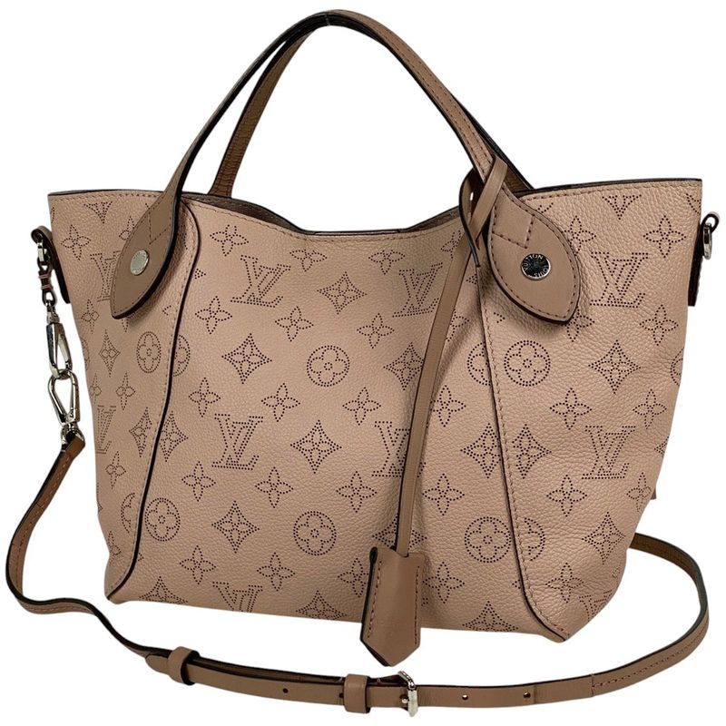 Louis Vuitton Hina PM 2WAY Shoulder Bag Handbag Monogram Mahina Galle M54351