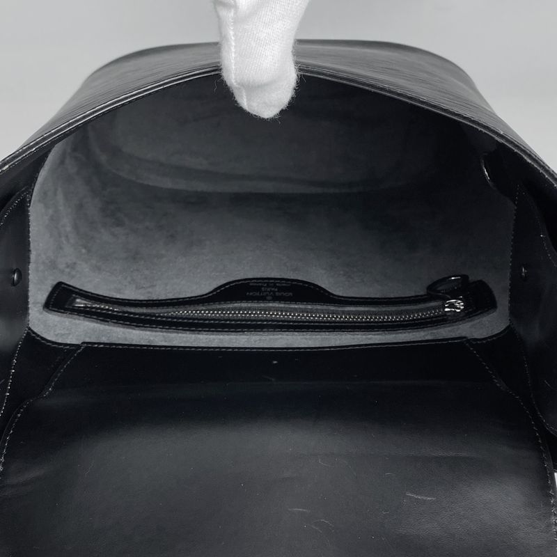 Louis Vuitton Verso One Shoulder Handbag Shoulder Bag Epi Noir Black (black)