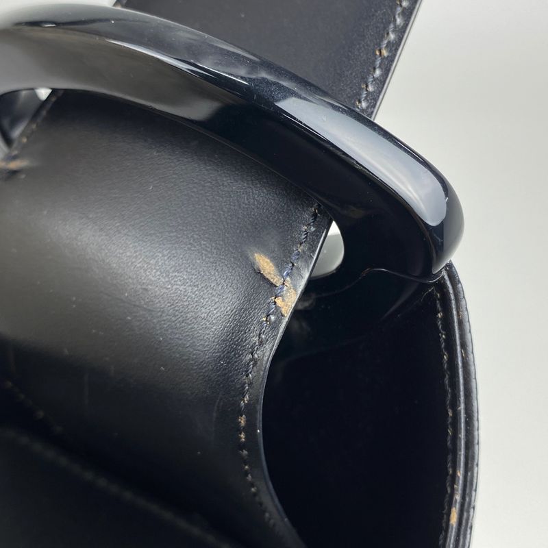 Louis Vuitton Verso One Shoulder Handbag Shoulder Bag Epi Noir Black (black)