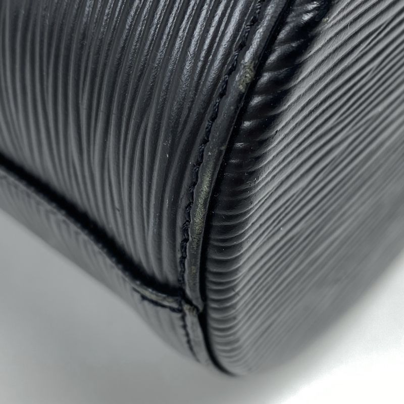 Louis Vuitton Verso One Shoulder Handbag Shoulder Bag Epi Noir Black (black)