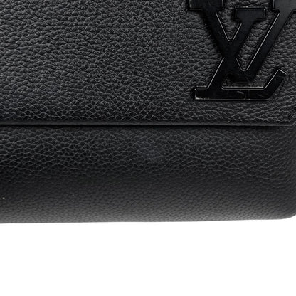 Louis Vuitton Fastline Messenger LV Aerogram Shoulder Bag Leather Noir Black
